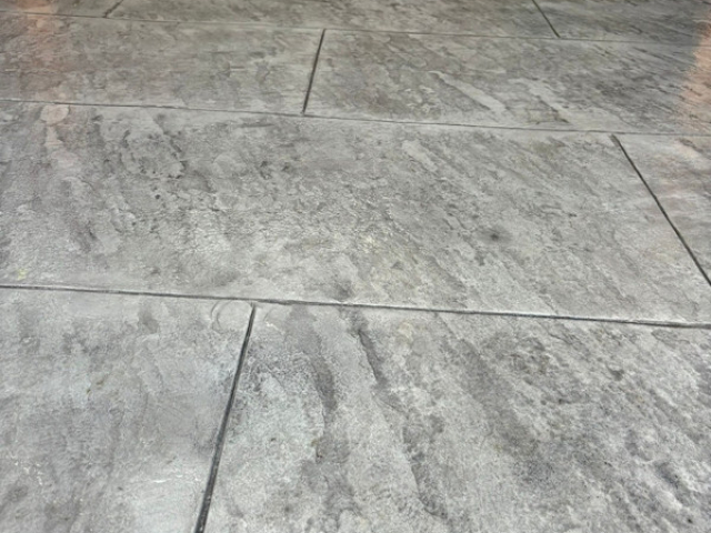 Pattern Imprinted Concrete Patio