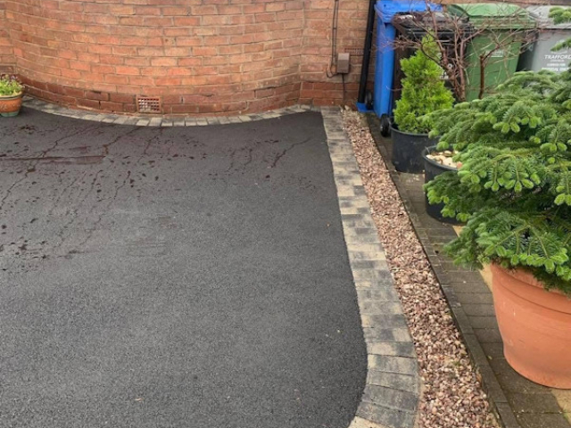 New Tarmac Driveway in Sale Manchester by Planet Surfacing